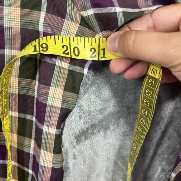 ETRO Button-Up Shirt Mens Size Medium/Large Plaid Long Sleeve Made in Italy - Picture 4 of 5